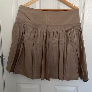 NWT GAP PLEATED SILK SKIRT SZ 10